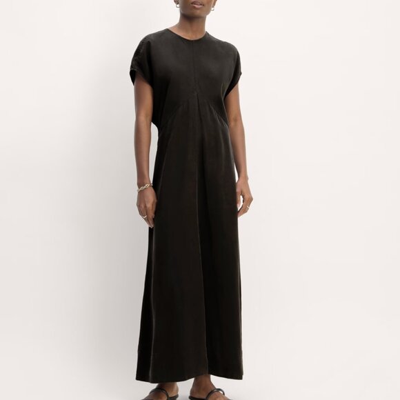 The TENCEL™ Short-Sleeve Midi Dress - Picture 1 of 5